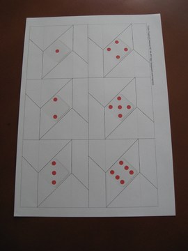 Imagen: dados de papel