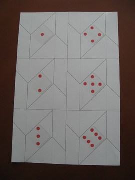 Imagen: dados de papel