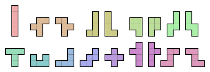 Juego matem&aacute;tico pentomin&oacute;s