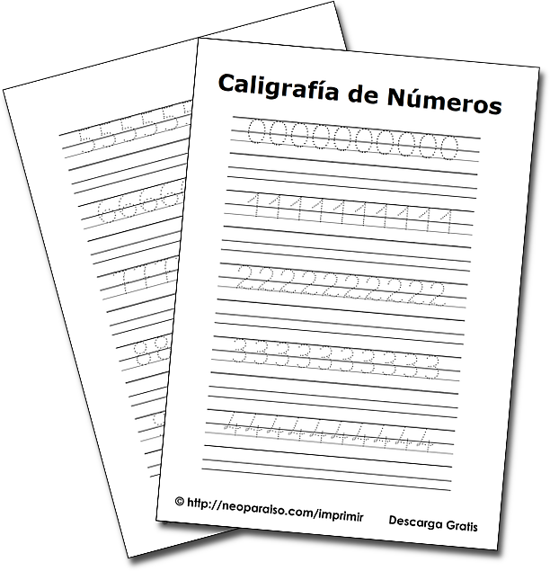 Imagen: numeros imprimir